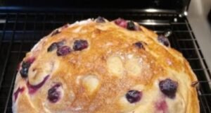 Blueberry Lemon Cream Cheese Sourdough Bread Recipe – Sweet, Tangy, and Irresistibly Soft