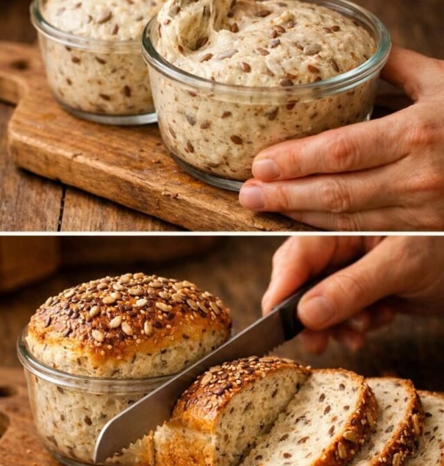 Sourdough Bread in a Jar
