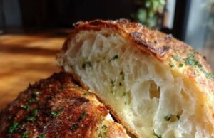 Garlic and Herb Sourdough Bread Garlic and Herb Sourdough Bread