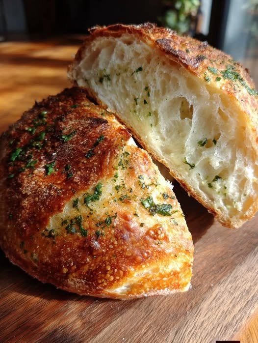 bread 4 Garlic and Herb Sourdough Bread