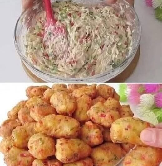 Cheesy Vegetable Fritters Recipe