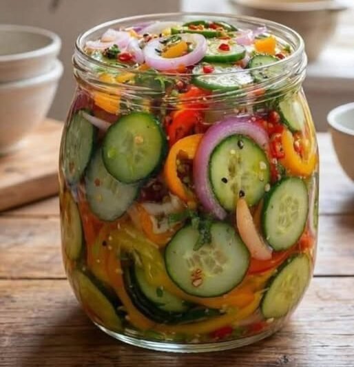 Classic Pickled Vegetable Slaw